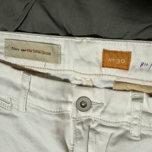 Pilcro Anthropologie White Chinos